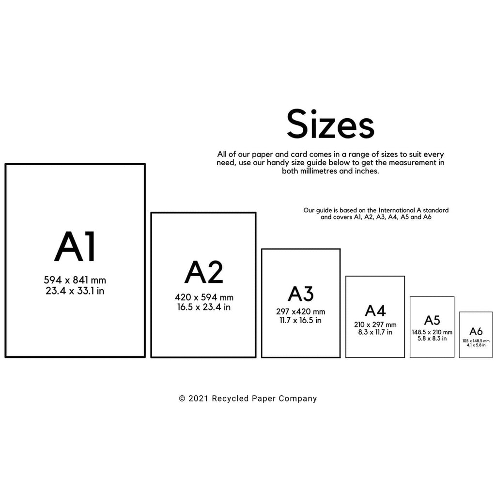 Paper Size Chart
